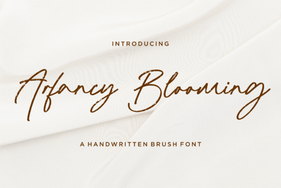 Arfancy Blooming: A Handwritten Typeface for Elegant Branding