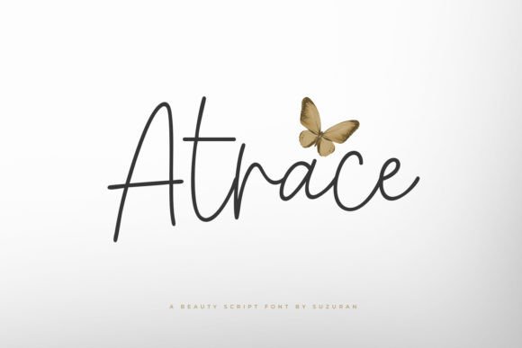 Atrace: A Refined Script Typeface for Modern Editorial Design