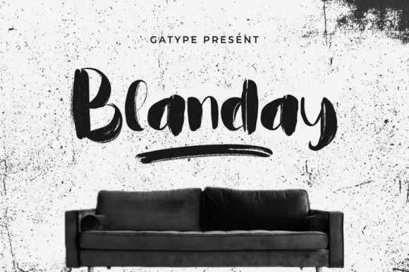 Blanday: A Handcrafted Script Font for Editorial Design