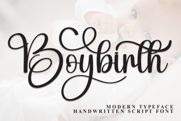 Boybirth Font: Elevating Brand Identity with Elegant Script