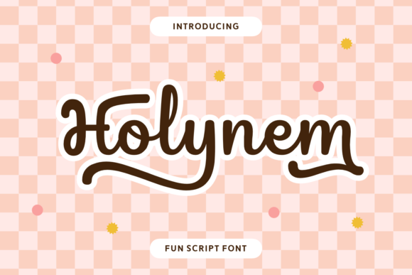 Bring Handmade Charm to Life with Holynem Script Font