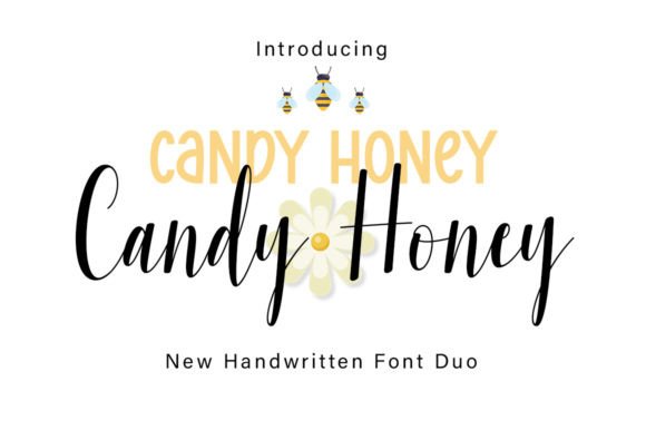Candy Honey Duo: A Romantic Script Font for Branding