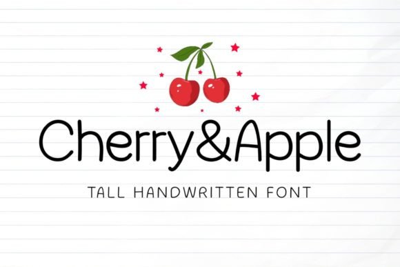 Cherry and Apple: A Fresh Script Typeface for Editors