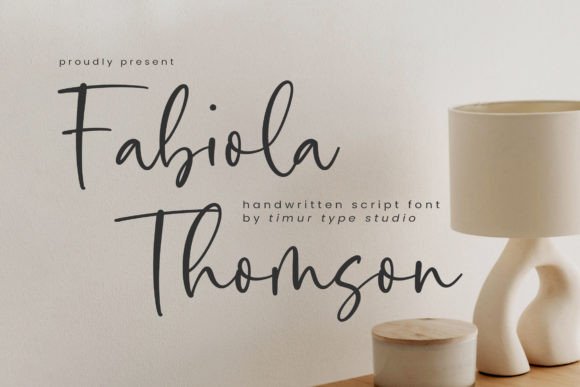 Fabiola Thomson: A Dazzling Script Font for Web Design