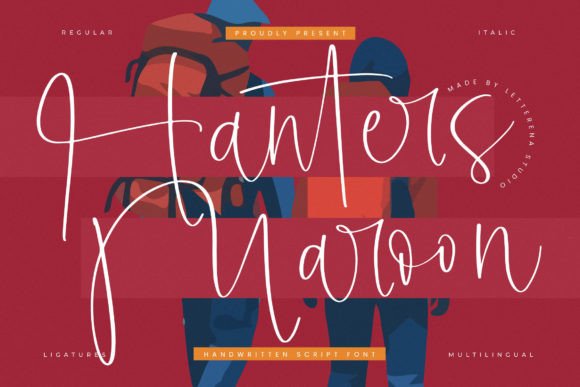 Hanters Maroon: The Perfect Script Font for Handmade Brands