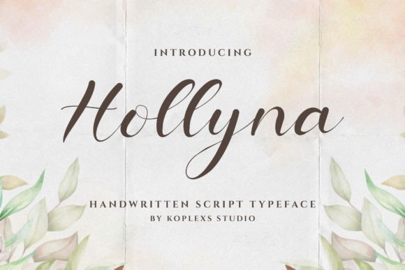 Hollyna: A Refined Script Typeface for Editorial Design