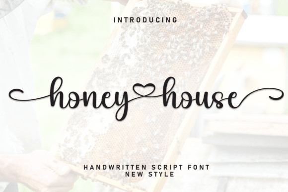 Honey House: The Perfect Script Font for Handmade Brands