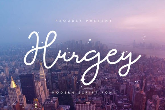 Hurgey: The Script Font That Elevates Campaign Visuals