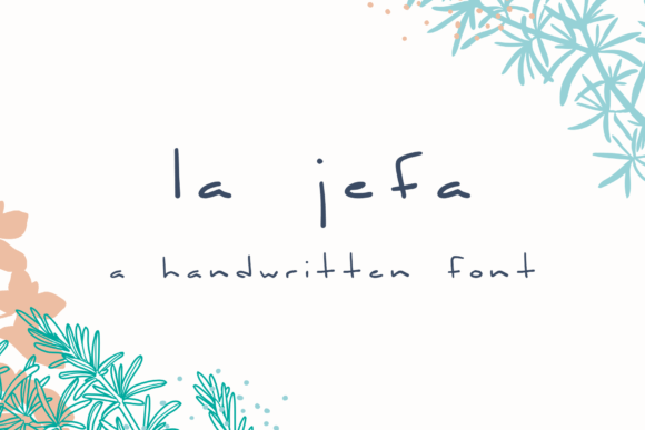 La Jefa: The Perfect Script Font for Handmade Labels