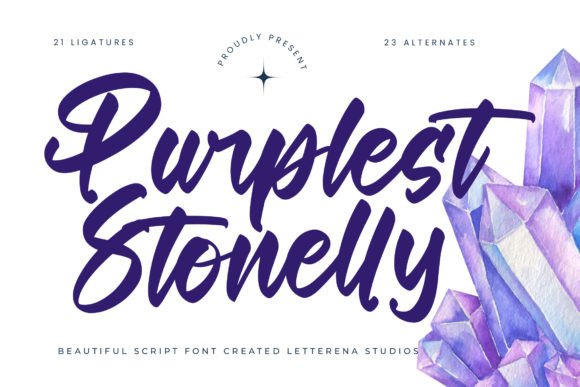 Launch Ready: Why Purplest Stonelly Is the Script Font Your Campaign Needs