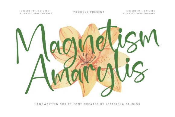 Magnetism Amarylis: The Script Font for Stronger Branding