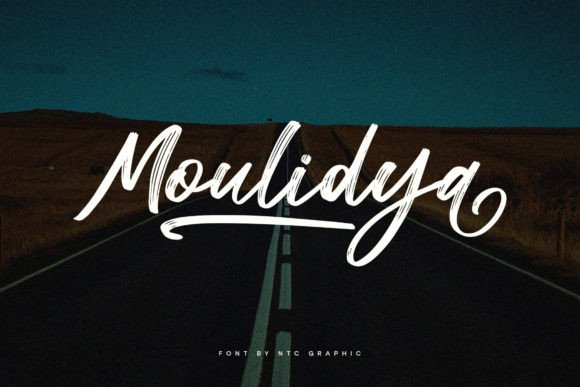 Moulidya: A Handwritten Script Font for Editorial Design