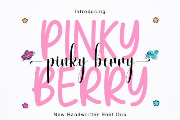 Pinky Berry Duo: The Perfect Font for Campaign Visuals