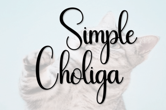 Simple Choliga: A Handwritten Font for Modern Web Design