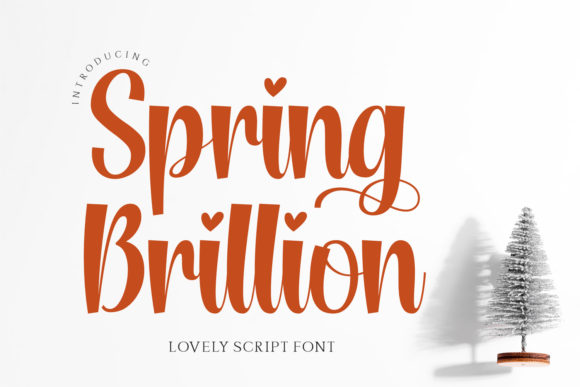 Spring Brillion: A Handwritten Font for Authentic Branding