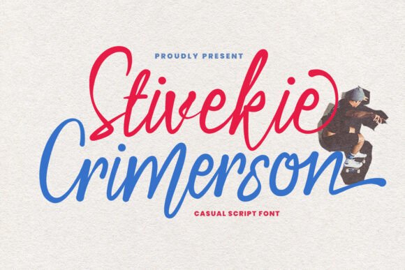 Stivekie Crimerson: A Friendly Script Font for Small Business Branding