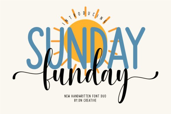 Sunday Funday Duo: A Versatile Typeface for Web Design