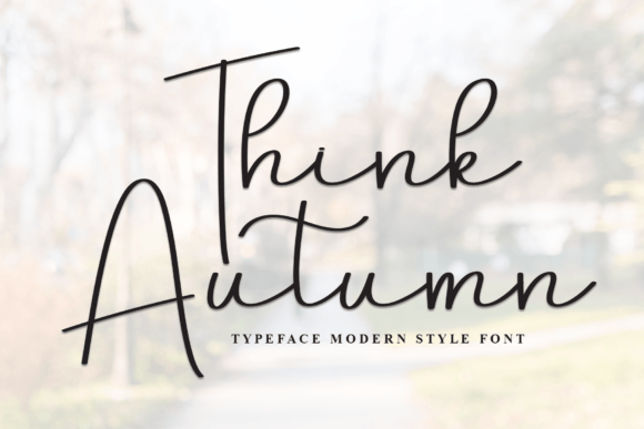 Think Autumn Font Review for Web Designers