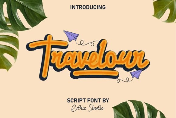 Travelour Font: The Playful Script for Handmade Brands