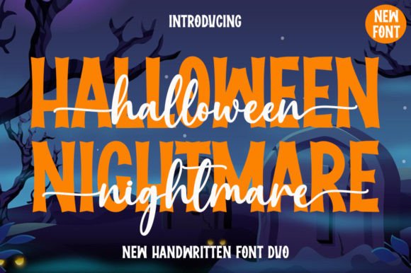 Upgrade Your Brand with the Halloween Nightmare Duo Font