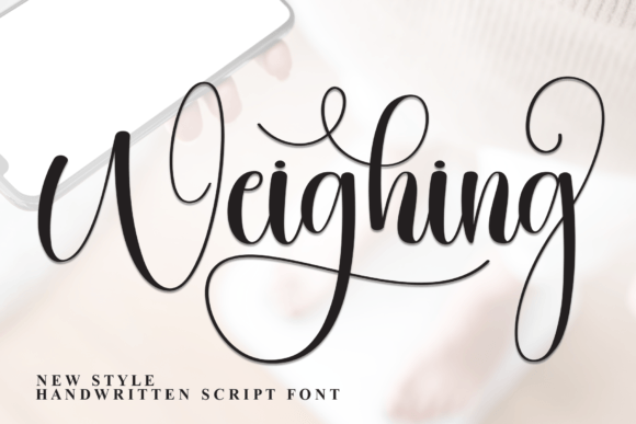 Weighing Font Review: A Stylish Script for Elegant Branding