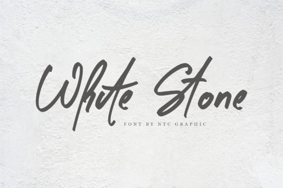 White Stone: A Refined Script Font for Editorial Design